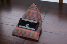 Stripey Wool Techbed Mini Mobile Phone pillow